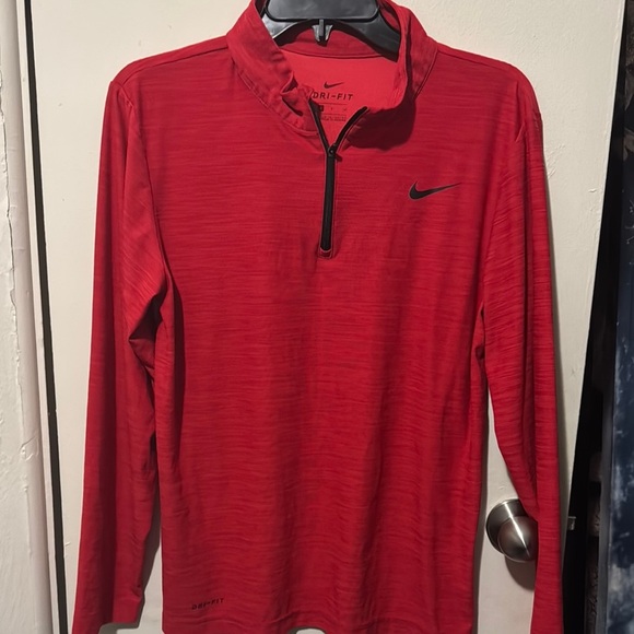 Nike Red Dri-FIT Men's Sweatshirt - Picture 1 of 8